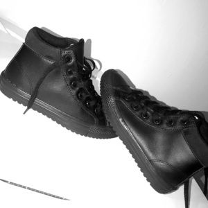 High Top Leather Converse Sneaker